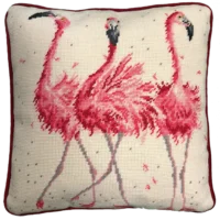 Flamingo tapestry kit