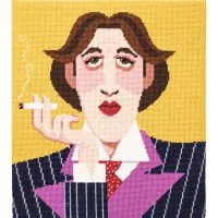 Oscar Wilde needlepoint kit