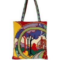 Needlepoint kit for a tote bag