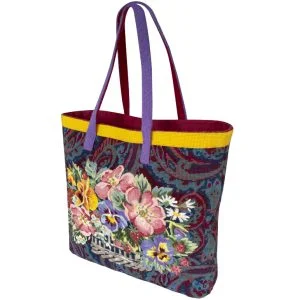 Floral Paisley Tote Bag