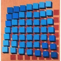 Charted needlepoint kit