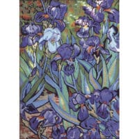 Irises needlepoint kit