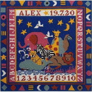 Animal Allsorts Needlepoint Sampler